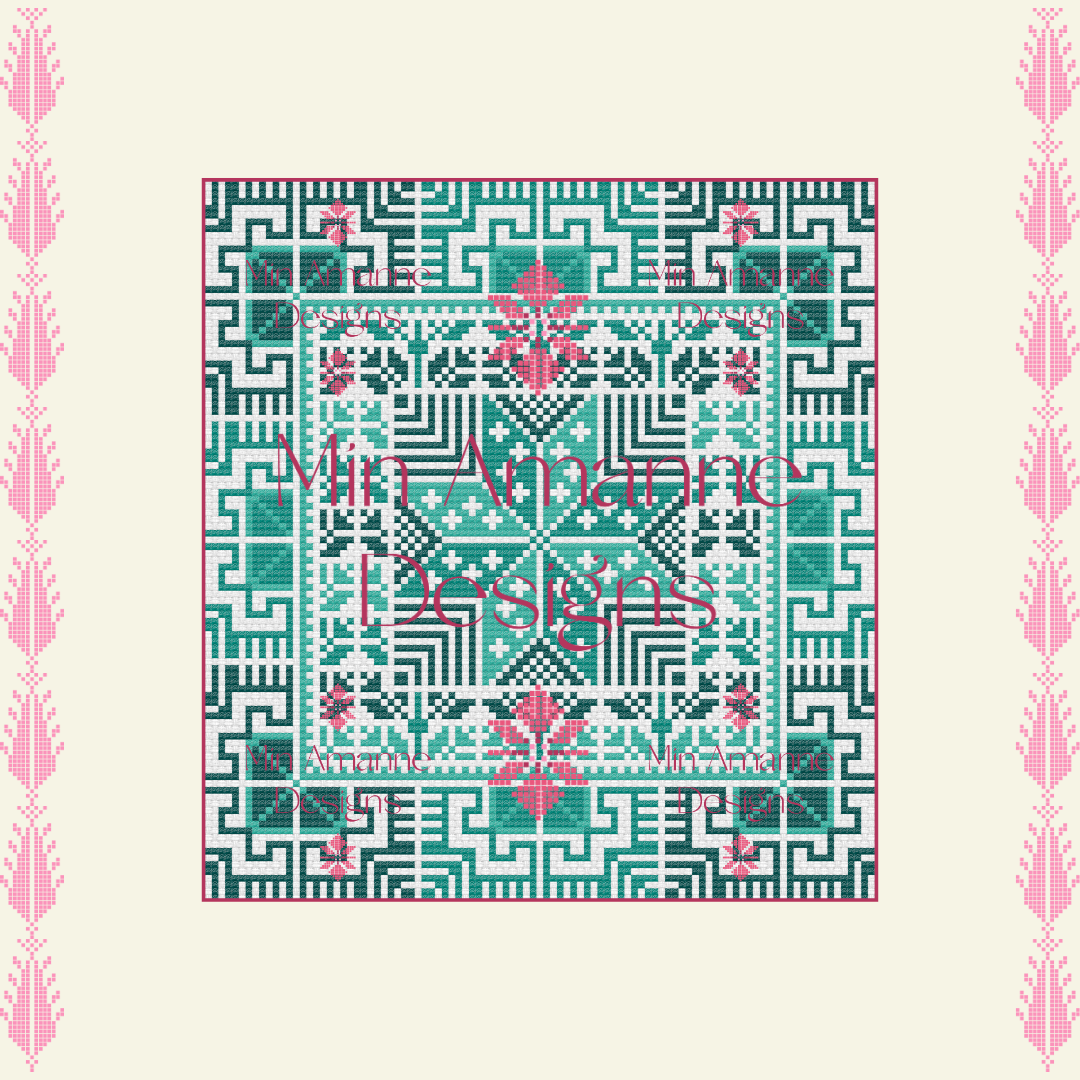 Najmat El Khalil Tatreez Cross-Stitch Kit