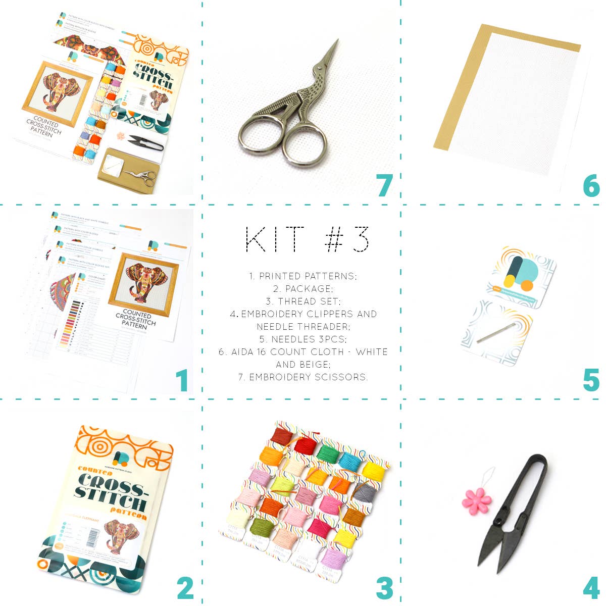 Mont Sainte Victoire CS2854-2, Counted Cross Stitch Kit