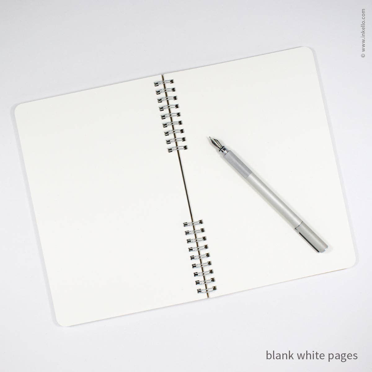 Big Burst Spiral Notebook with Mulberry Cover and Silver Ink