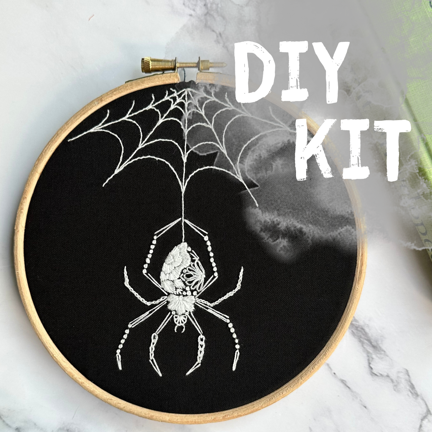 Orb Weaver Embroidery Kit