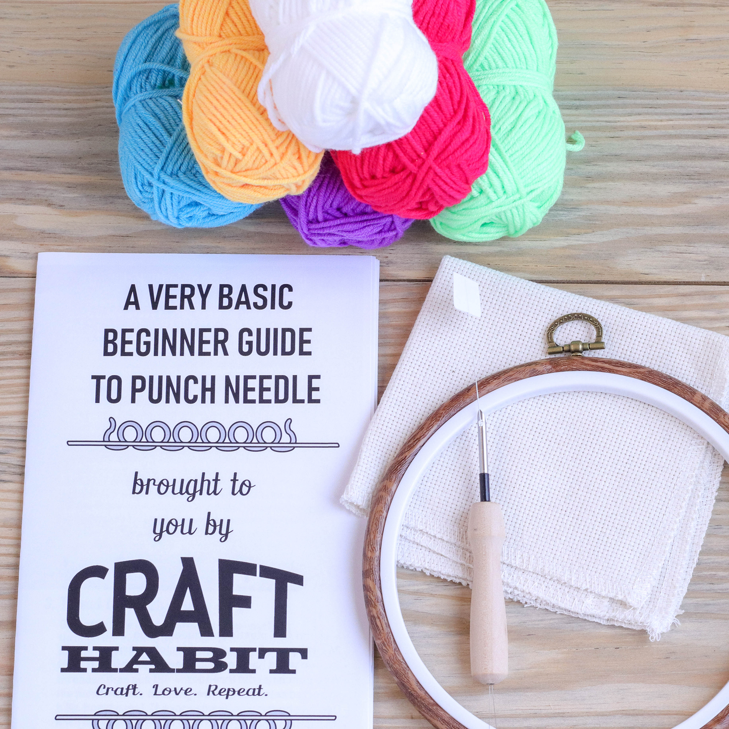 Over The Rainbow Punch Needle Kit