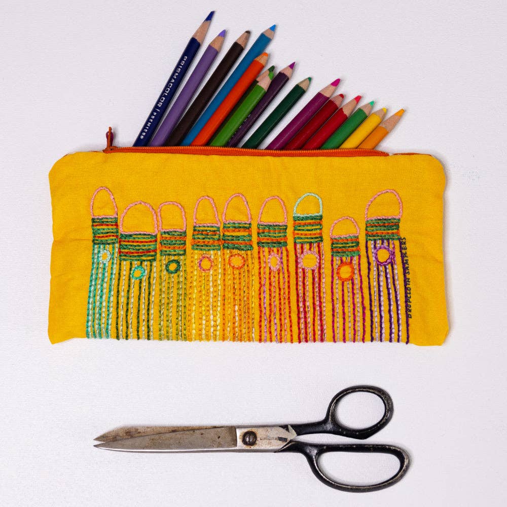 Pencils Embroidery Sampler