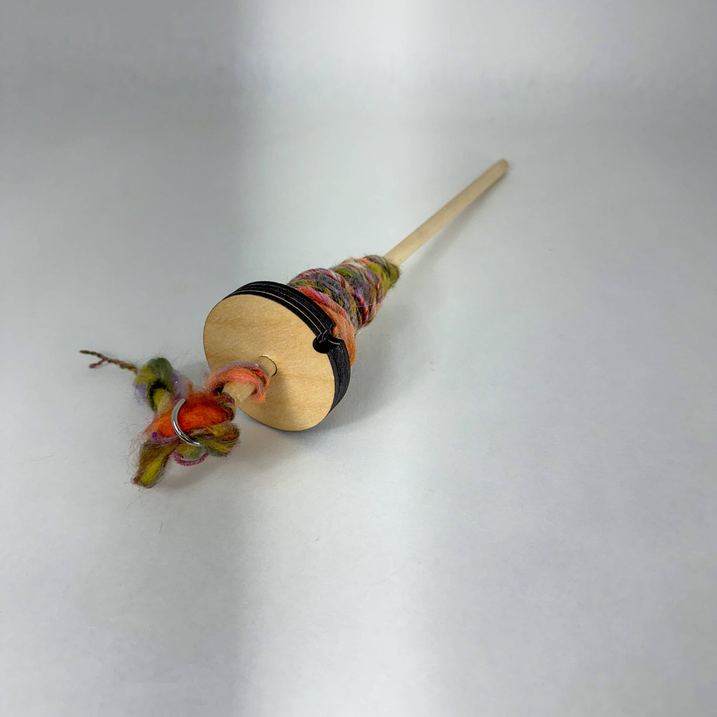 Top Whirl - Drop Spindle - Baltic Birch - Circle - 1.3 oz