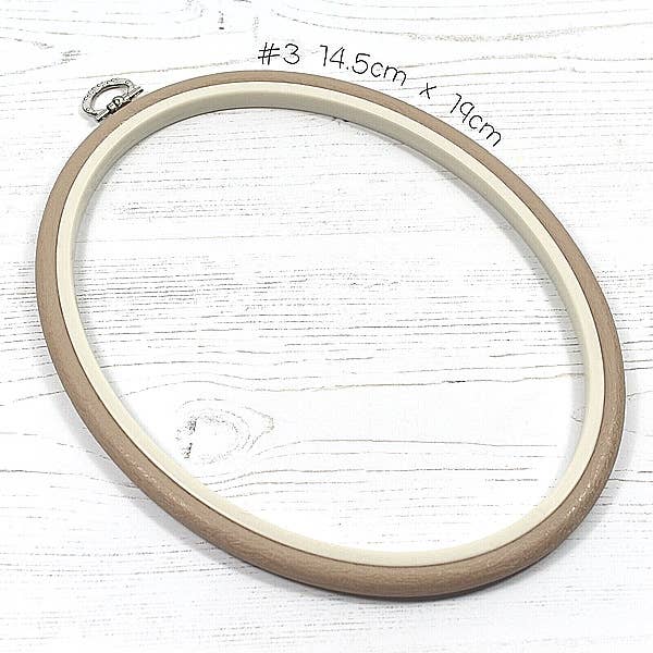 14.5 x 19cm (51/2 x 71/2") Nurge Flexi Hoops Oval