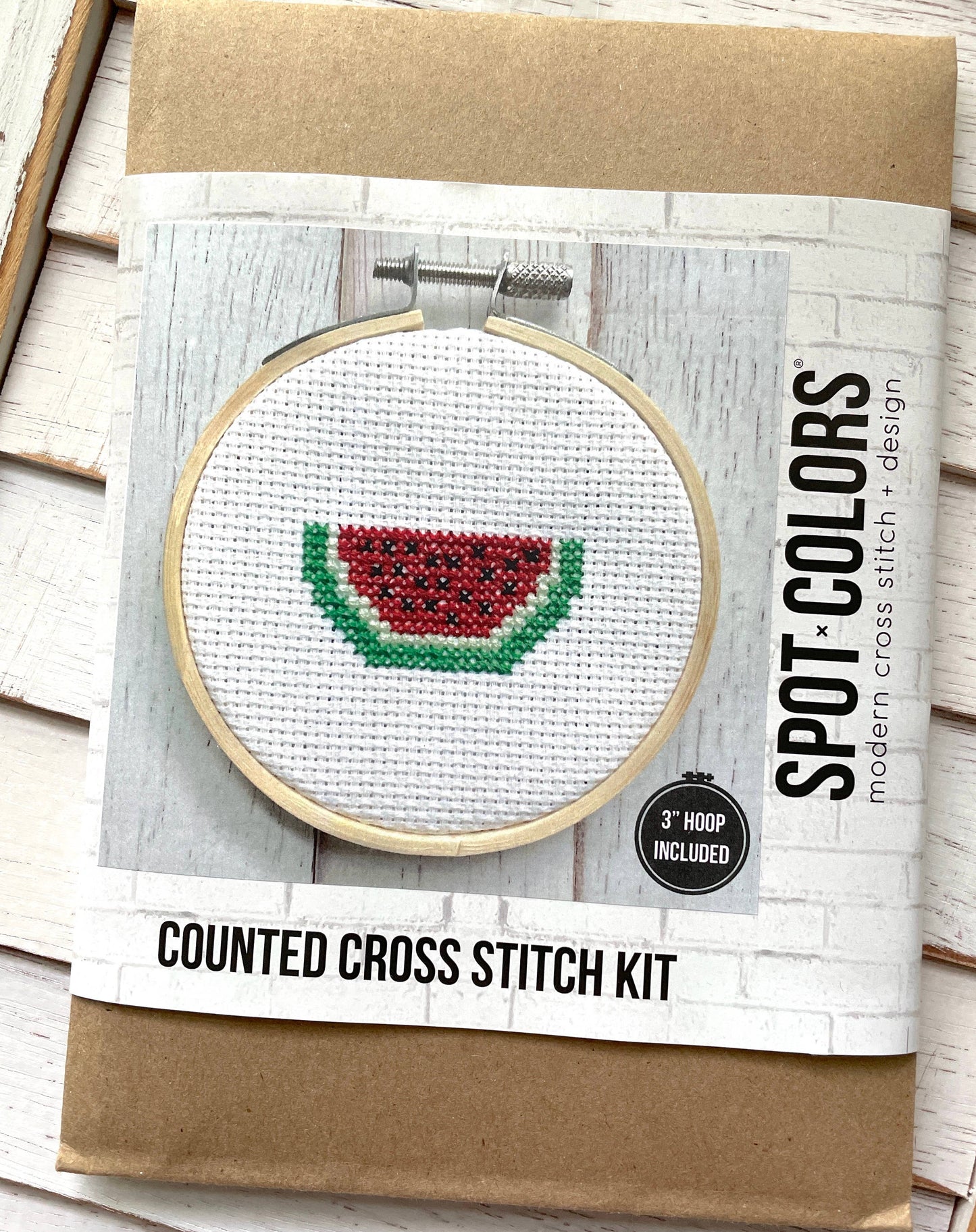 Watermelon Counted Cross Stitch Kit