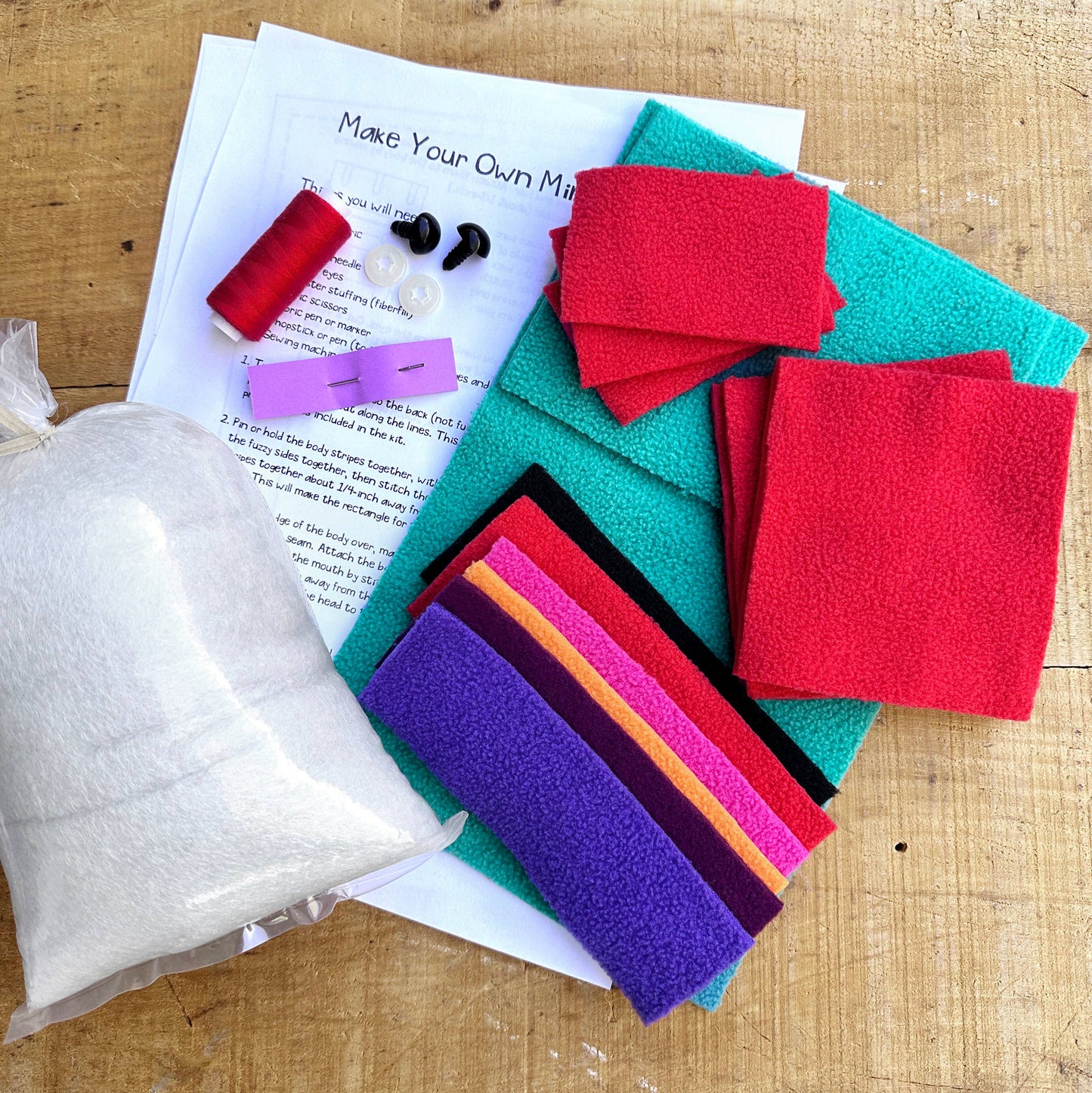 Mini Creature DIY Plush Sewing Kit
