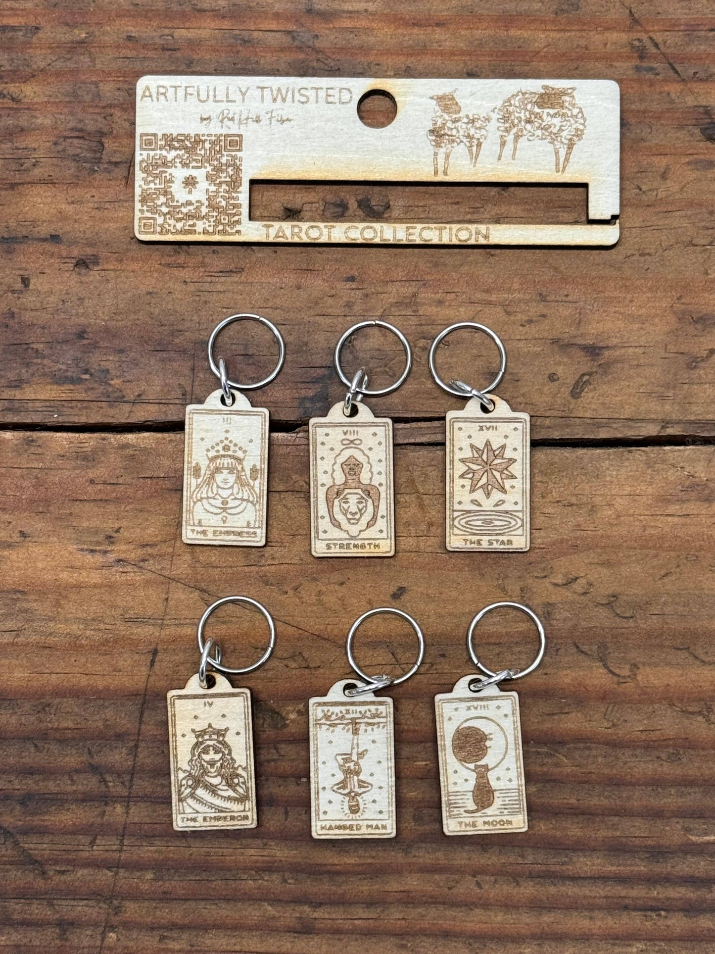 Tarot Card Stitch Markers - Set 3