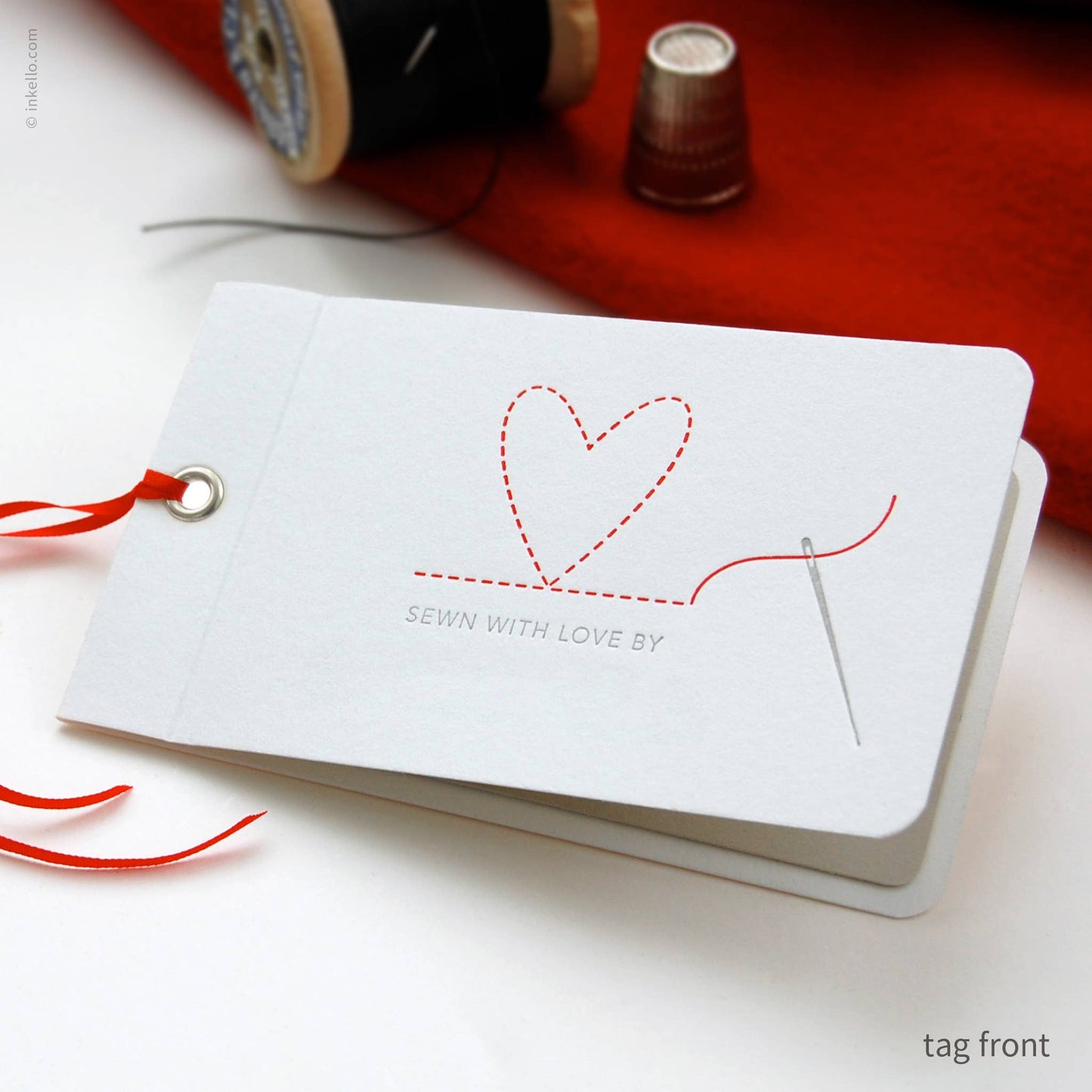 Heart Sewing Gift Tags (set of 12)