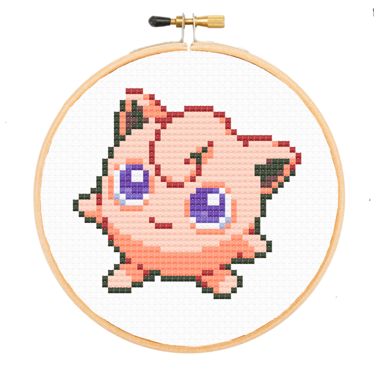 Jigglypuff - DIY Cross Stitch Kit