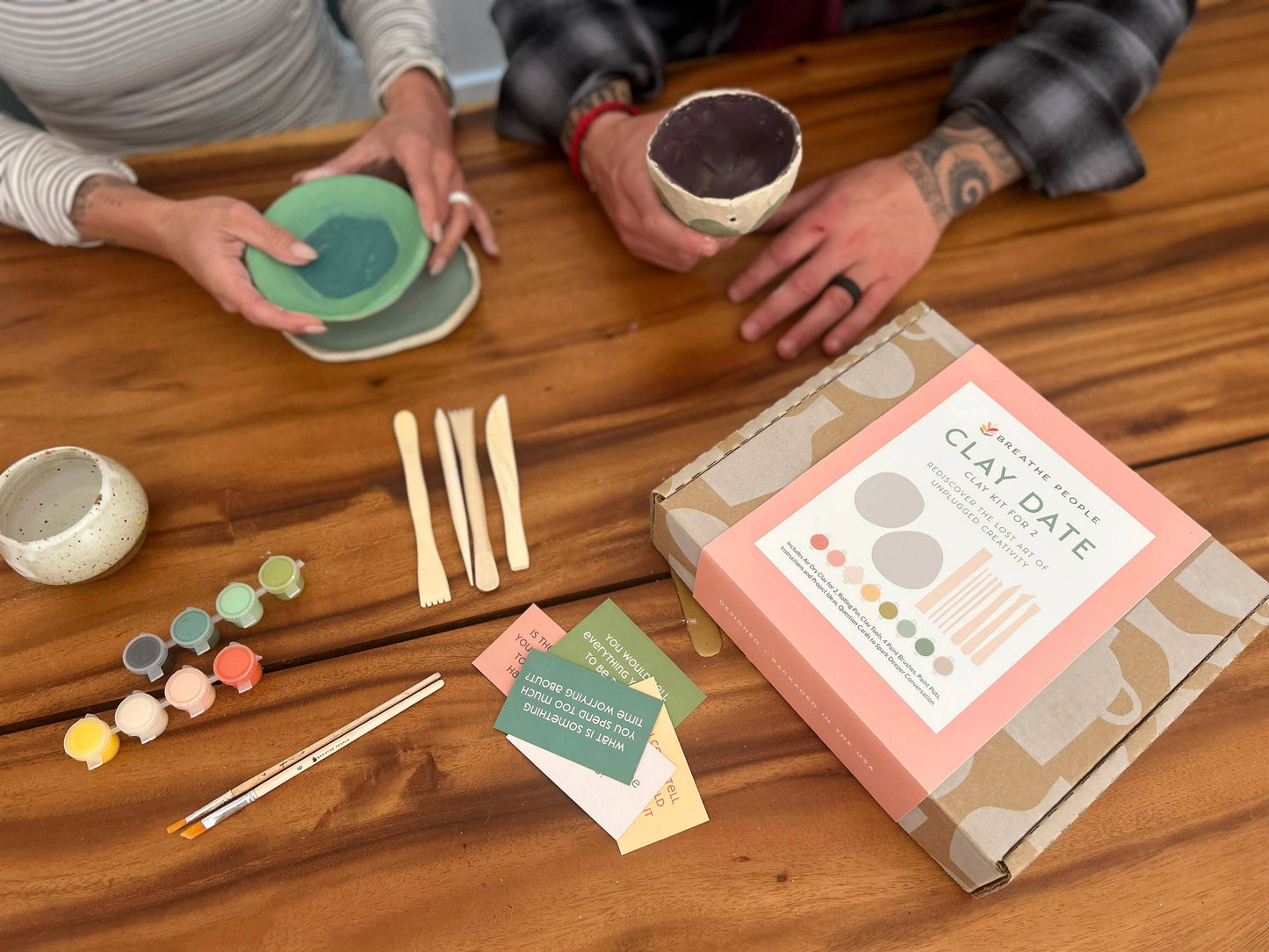 Mother's Day Deluxe Clay Date Activity Kit- Clay Kit for Two