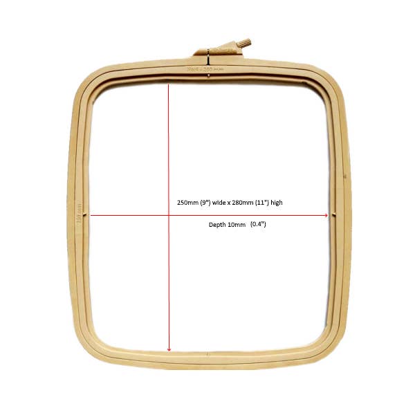 Nurge Square Plastic Hoops 280 x 250mm (11" X 10")