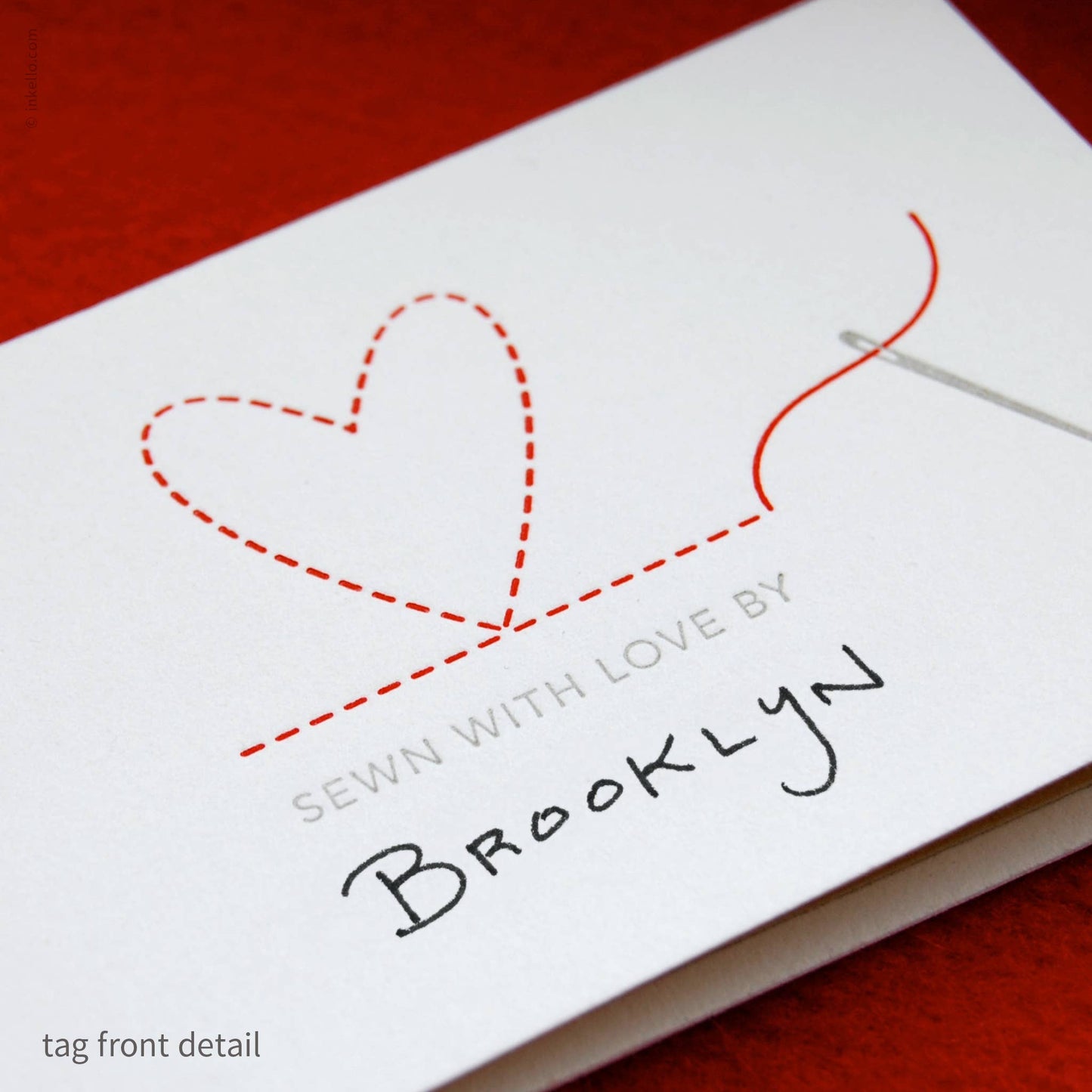 Heart Sewing Gift Tags (set of 12)