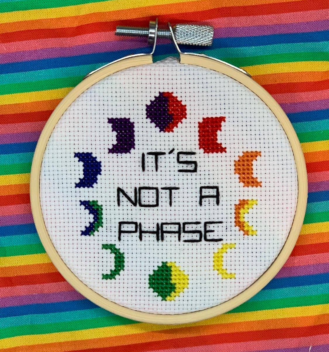 Not A Phase Cross Stitch Kit