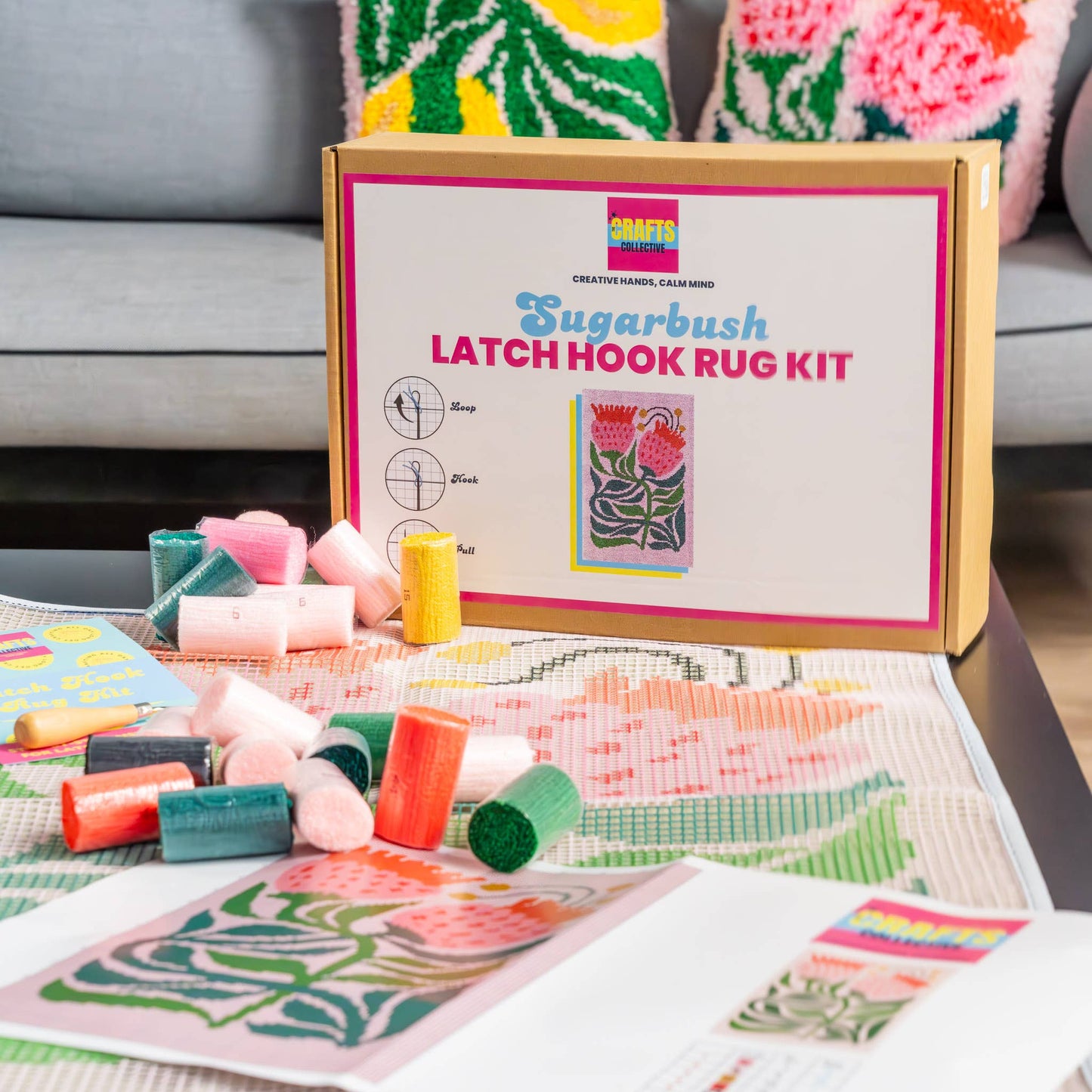 Sugarbush Latch Hook Rug Kit