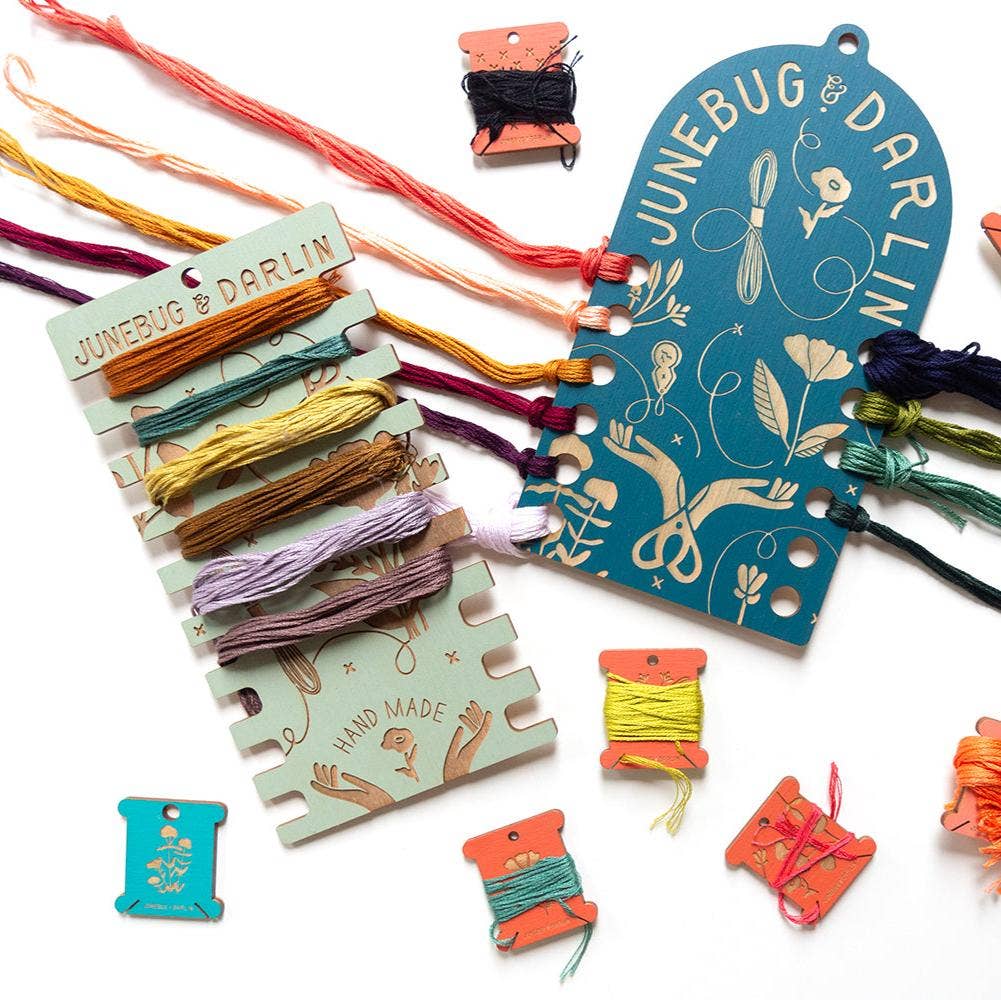 Wood Floss Organizer Wrap