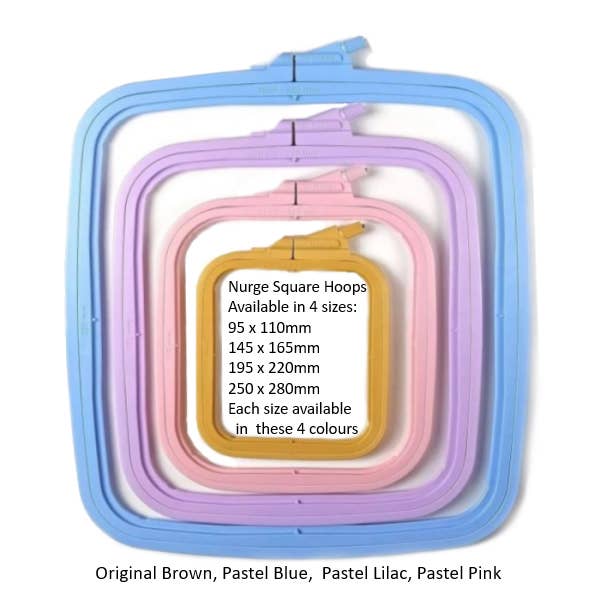 Nurge Square Plastic Hoops 280 x 250mm (11" X 10")