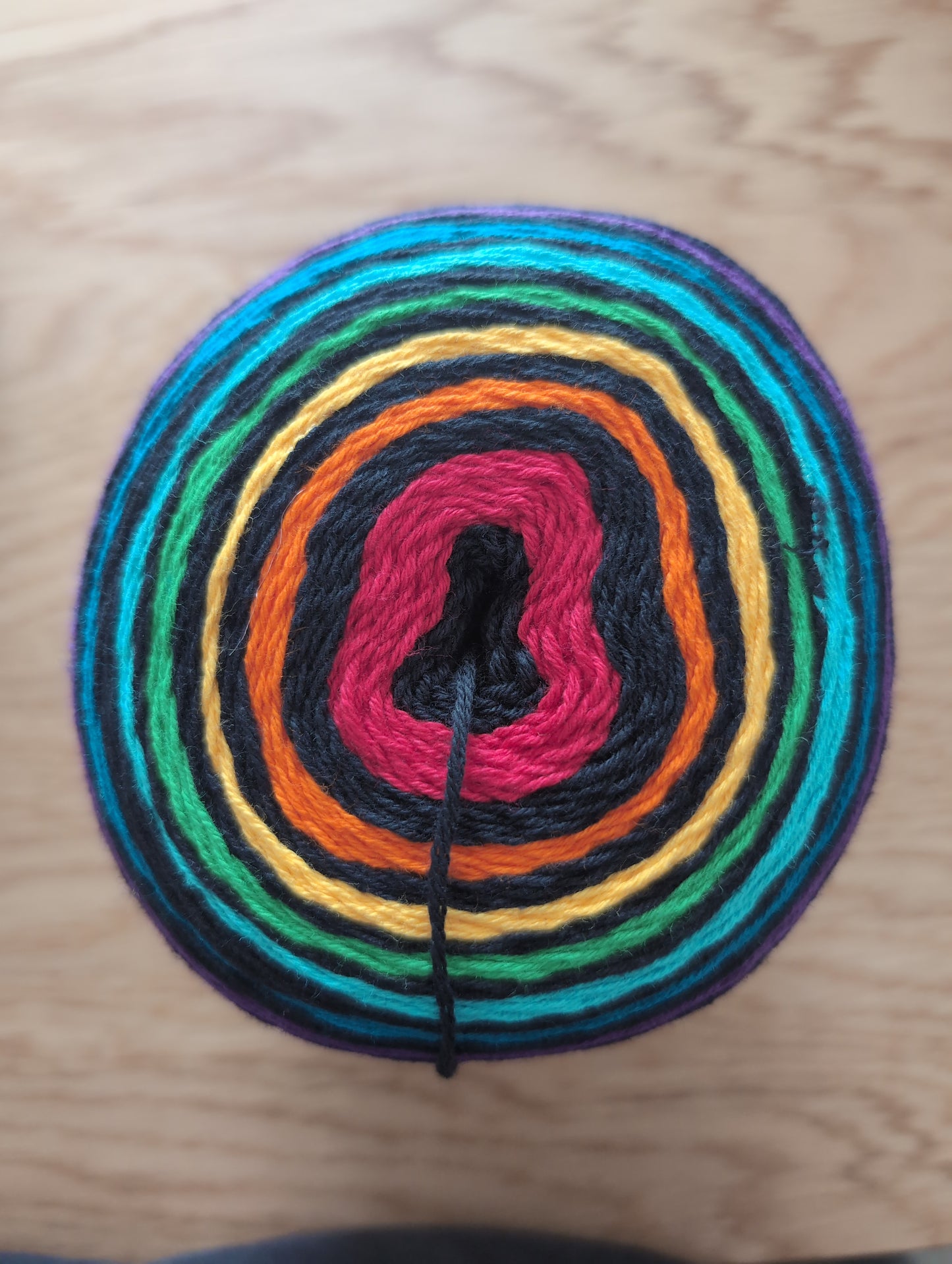 Self-striping Organic Cotton Yarn