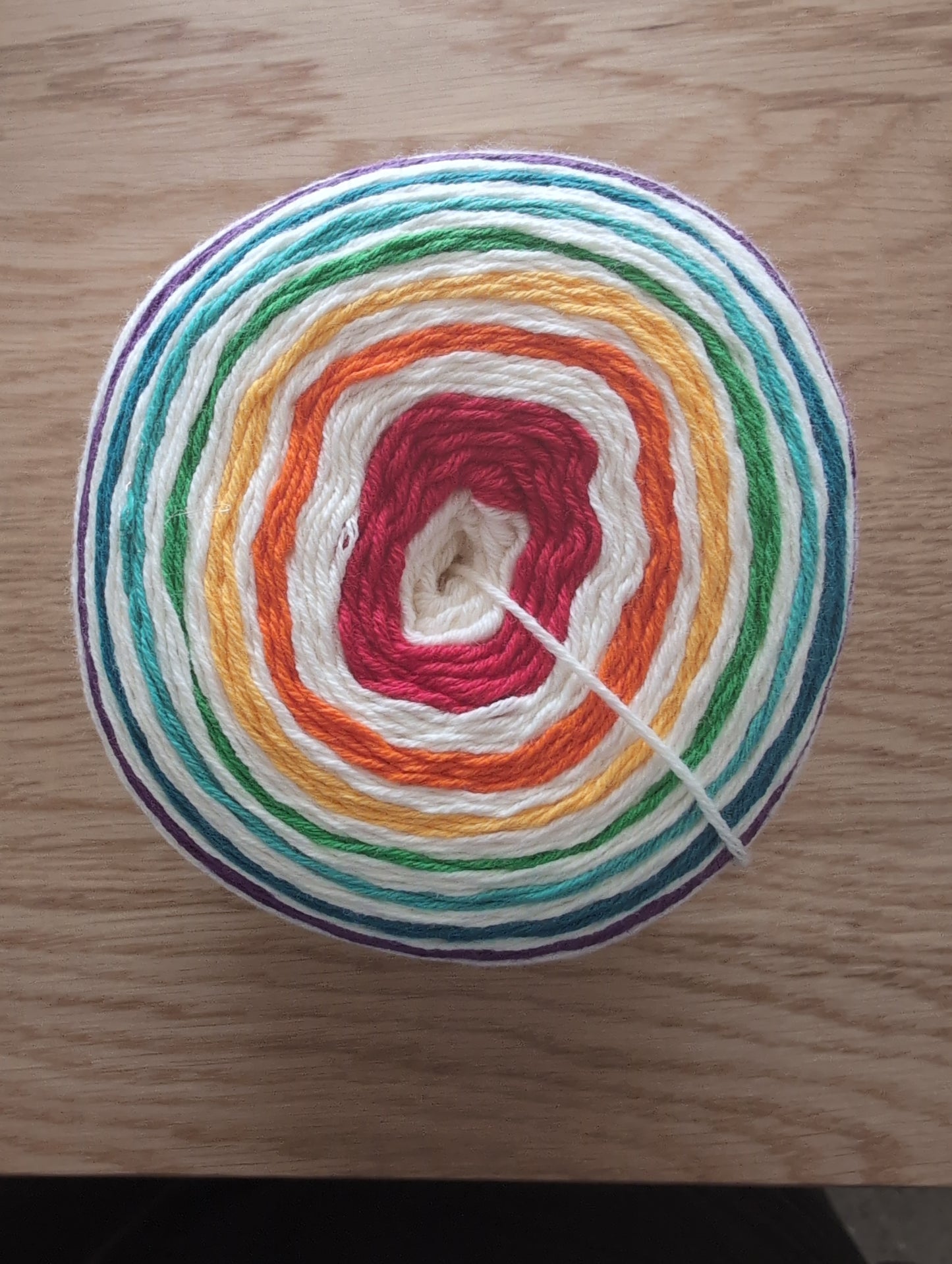 Self-striping Organic Cotton Yarn