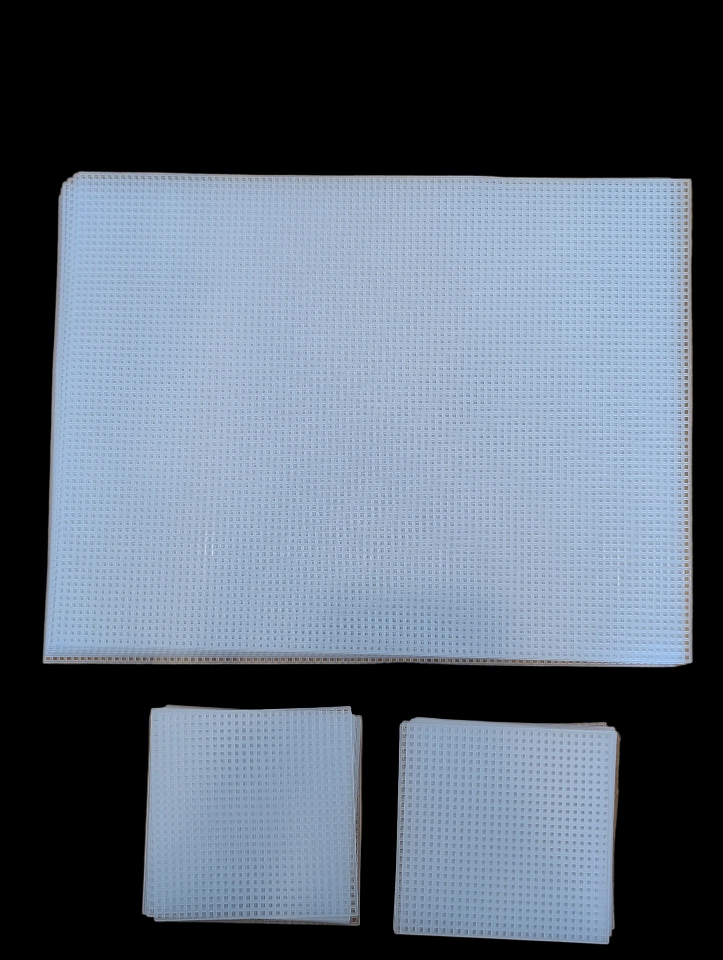 Plastic Needlepoint Mesh Sheets