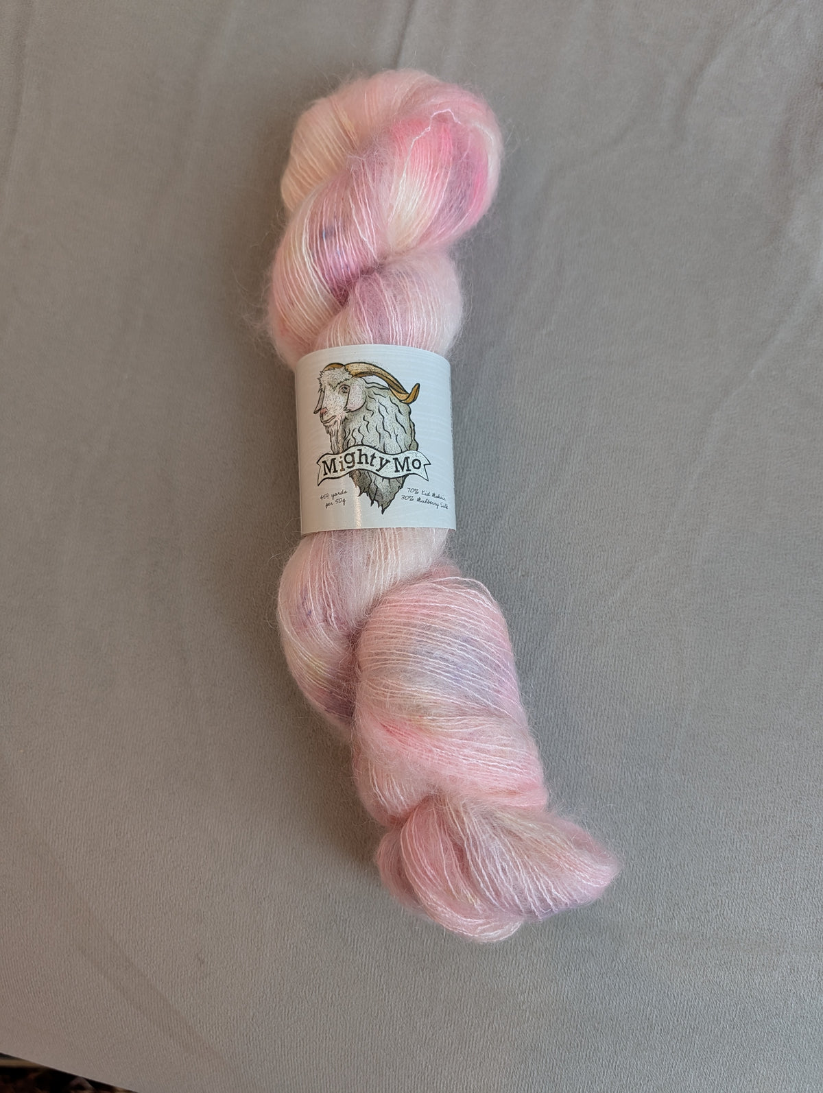 Mighty Mo Speckles Mohair-Silk Laceweight Yarn