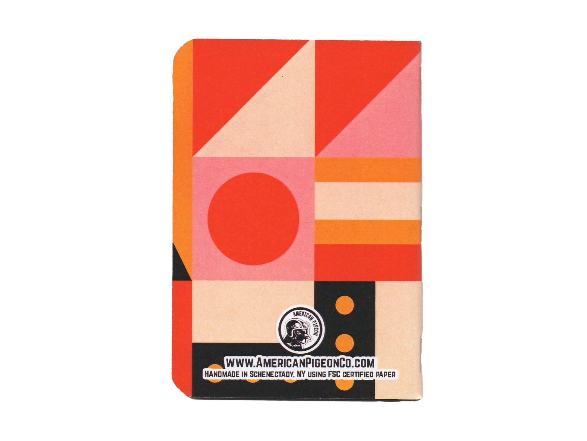 Geometric Design 1 Handcrafted Pocket Notebook – Black Sheep Craft Shop