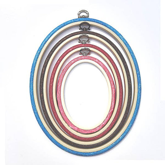 14.5 x 19cm (51/2 x 71/2") Nurge Flexi Hoops Oval