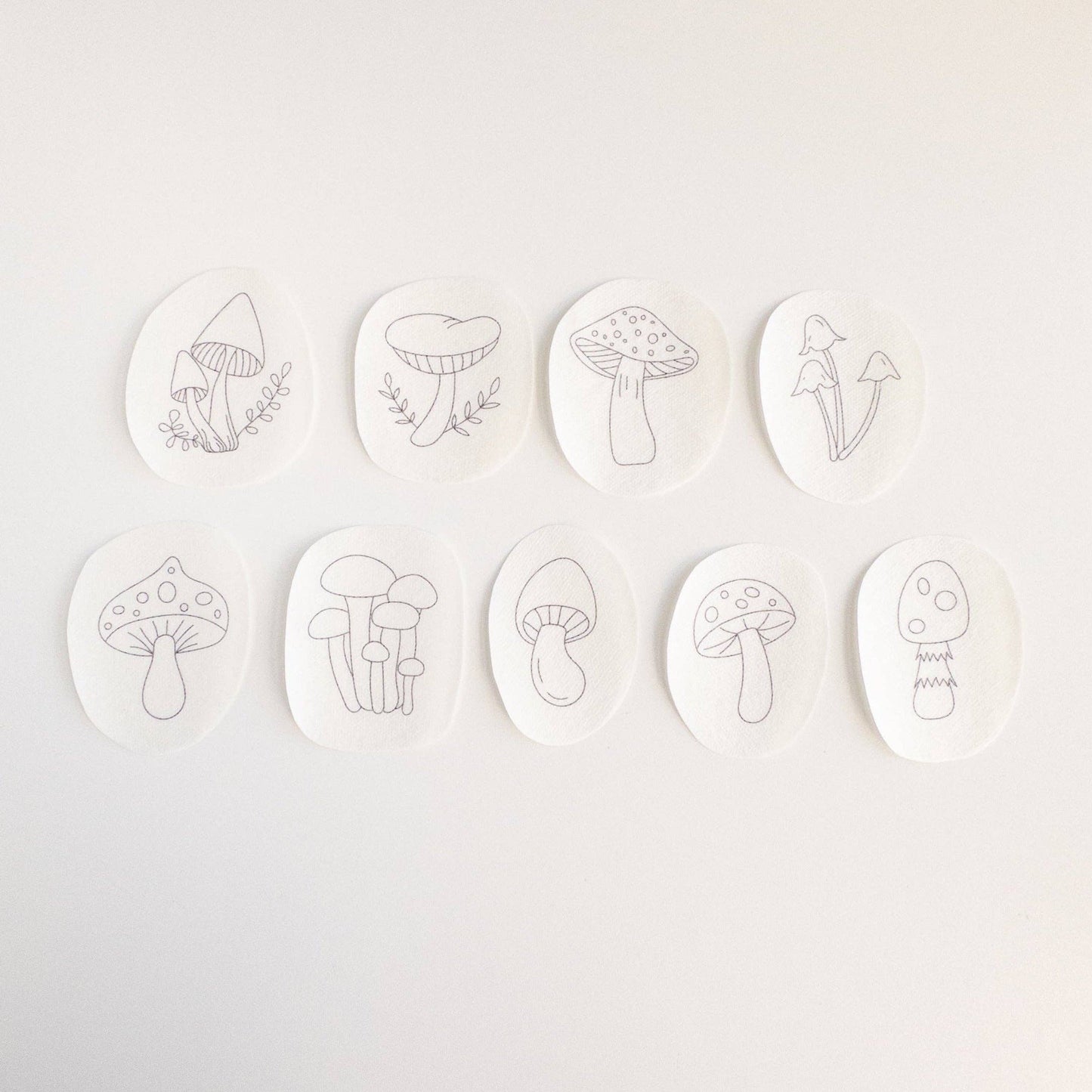 Stick and Stitch Mushroom Embroidery Patterns