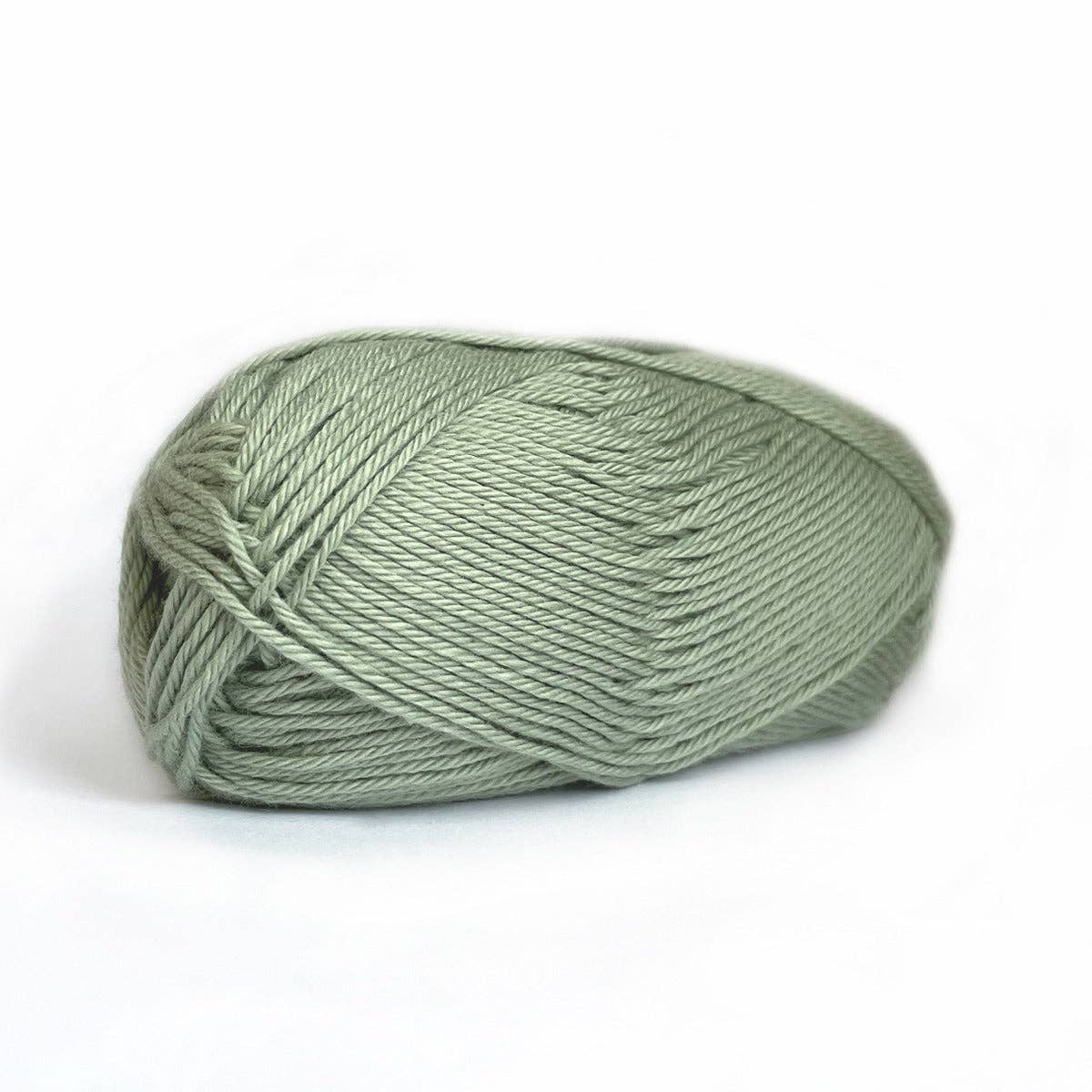 Skipper: sport weight un-mercerized cotton yarn: Powder Blue