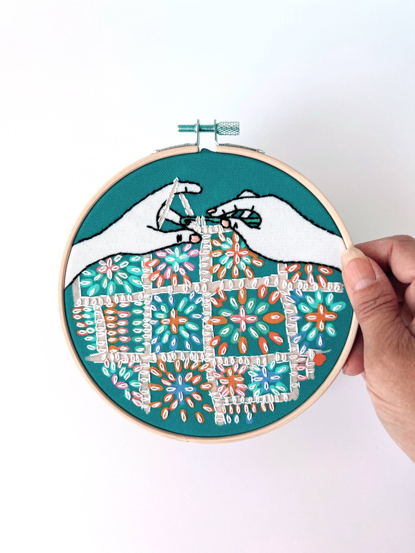 Crochet Lovers Embroidery Kit