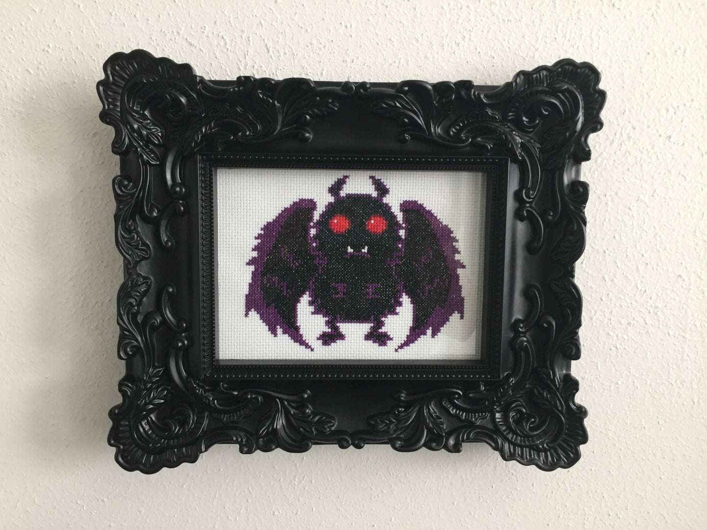 Mothman Counted Cross Stitch DIY KIT