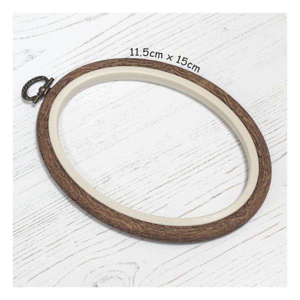 11.5 x 15cm (4.5 x 6") Nurge Flexi Hoops Oval