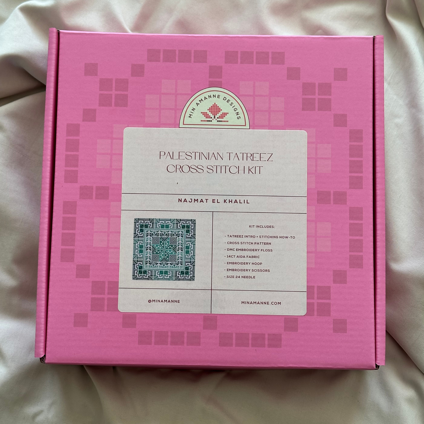 Najmat El Khalil Tatreez Cross-Stitch Kit