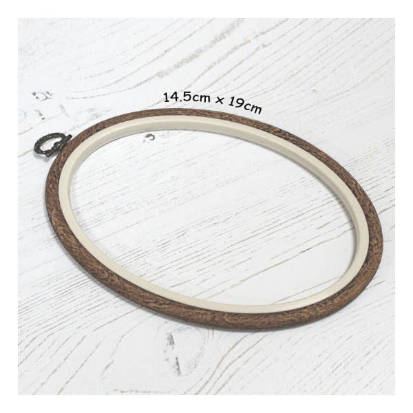 14.5 x 19cm (51/2 x 71/2") Nurge Flexi Hoops Oval