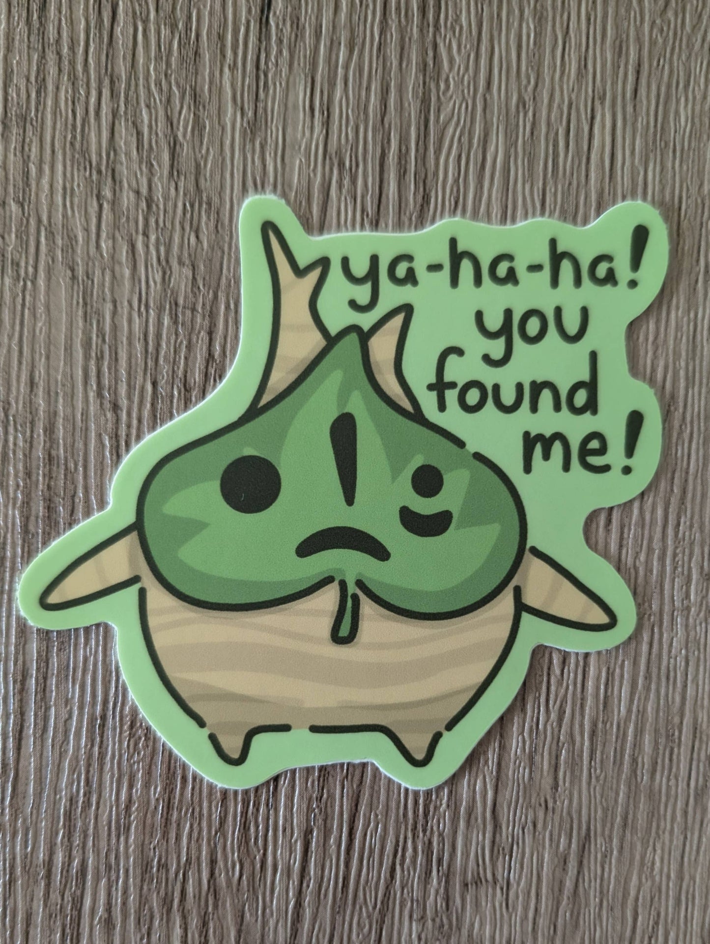 Perceive Ya-Ha-Ha! Korok - Cute Zelda Nintendo Vinyl Sticker