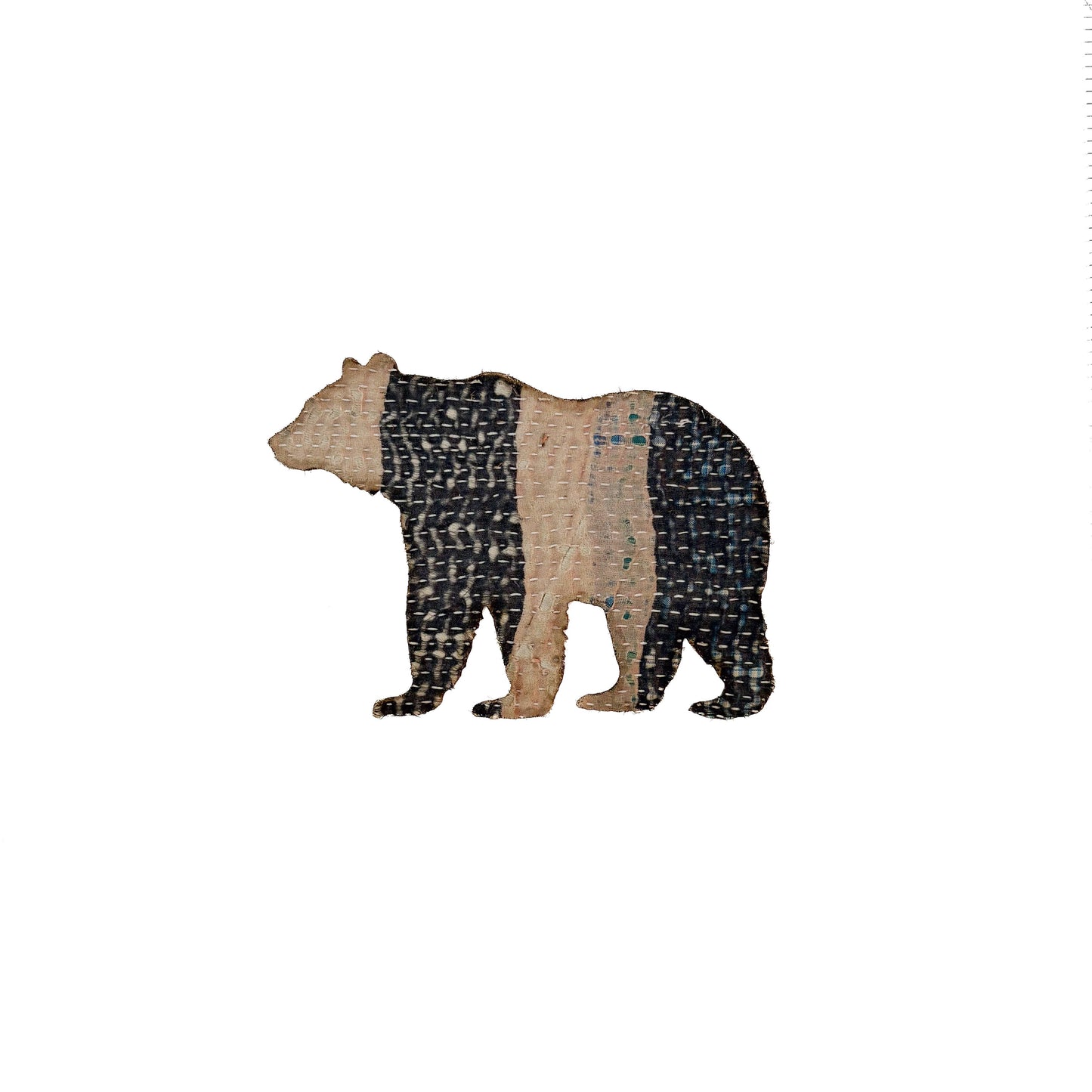 Iron-on Kantha Scrap Patches - Medium Size