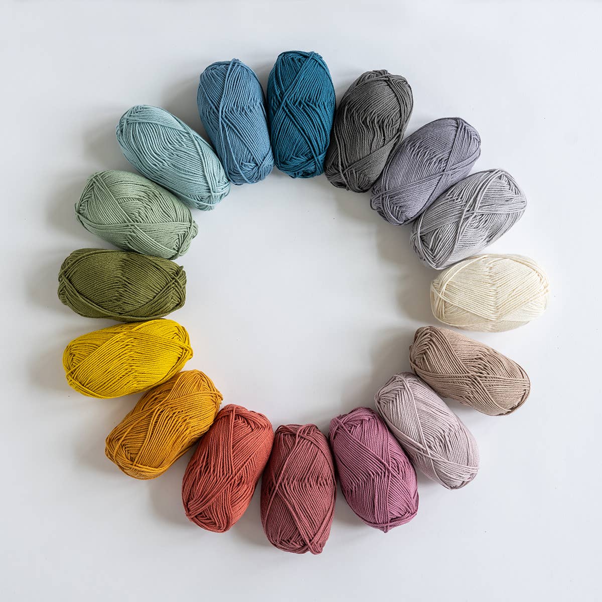 Skipper: sport weight un-mercerized cotton yarn: Powder Blue