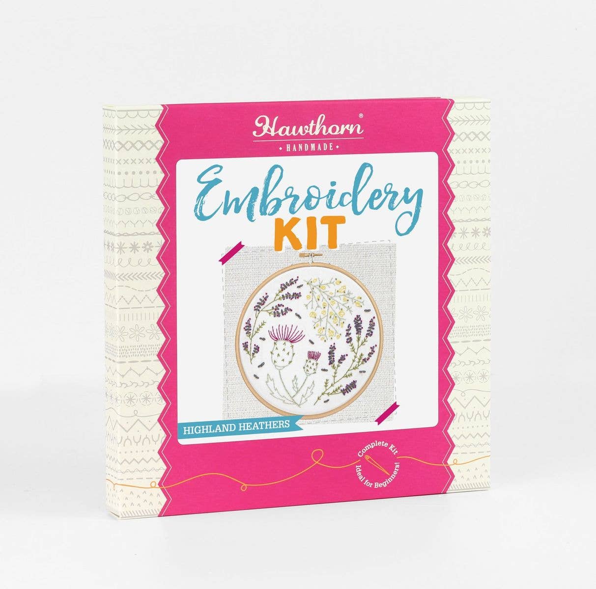 Highland Heathers Embroidery Kit | Complete Craft Kit for Beginners
