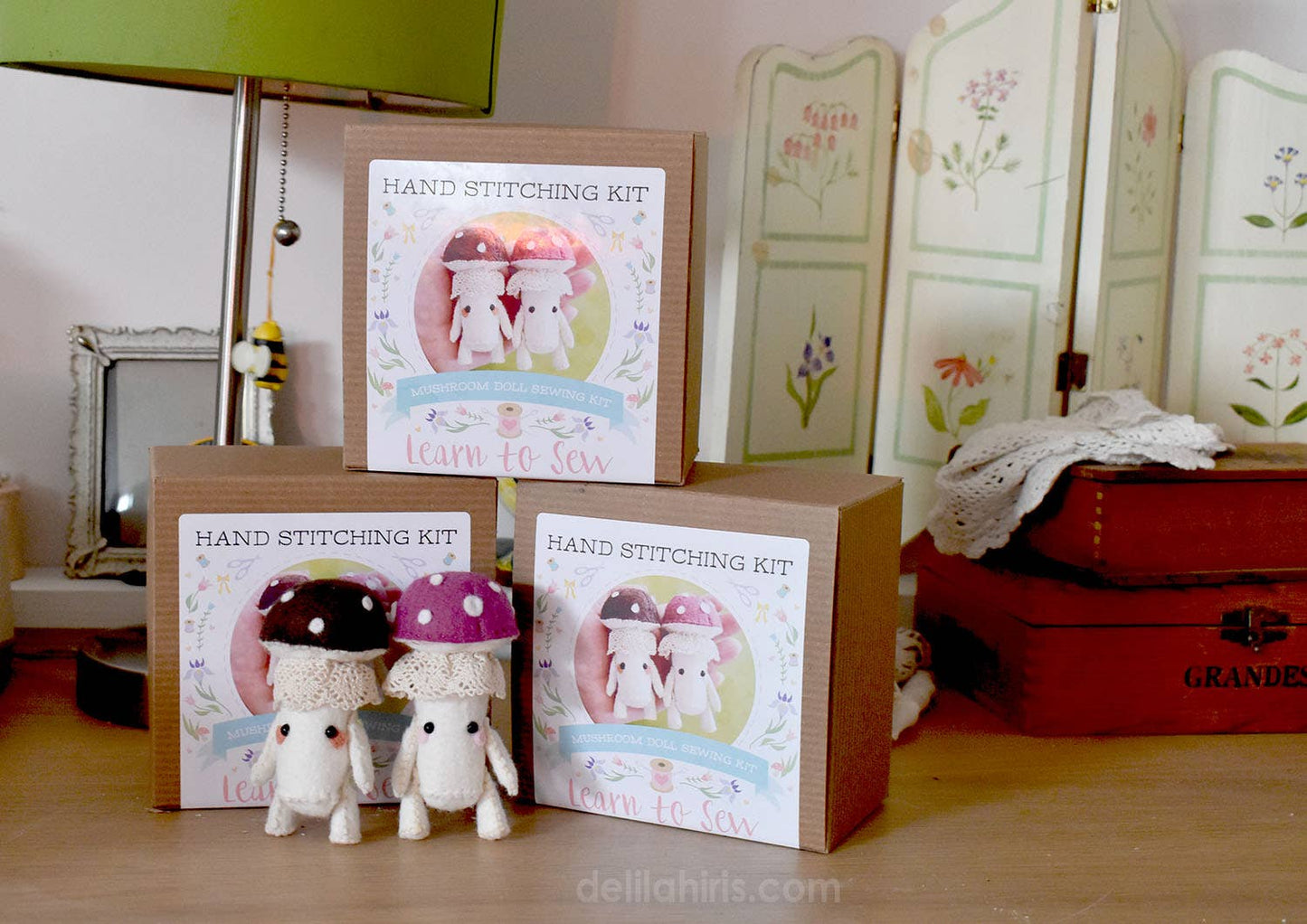 DIY Craft Kit - Felt Mushroom Doll