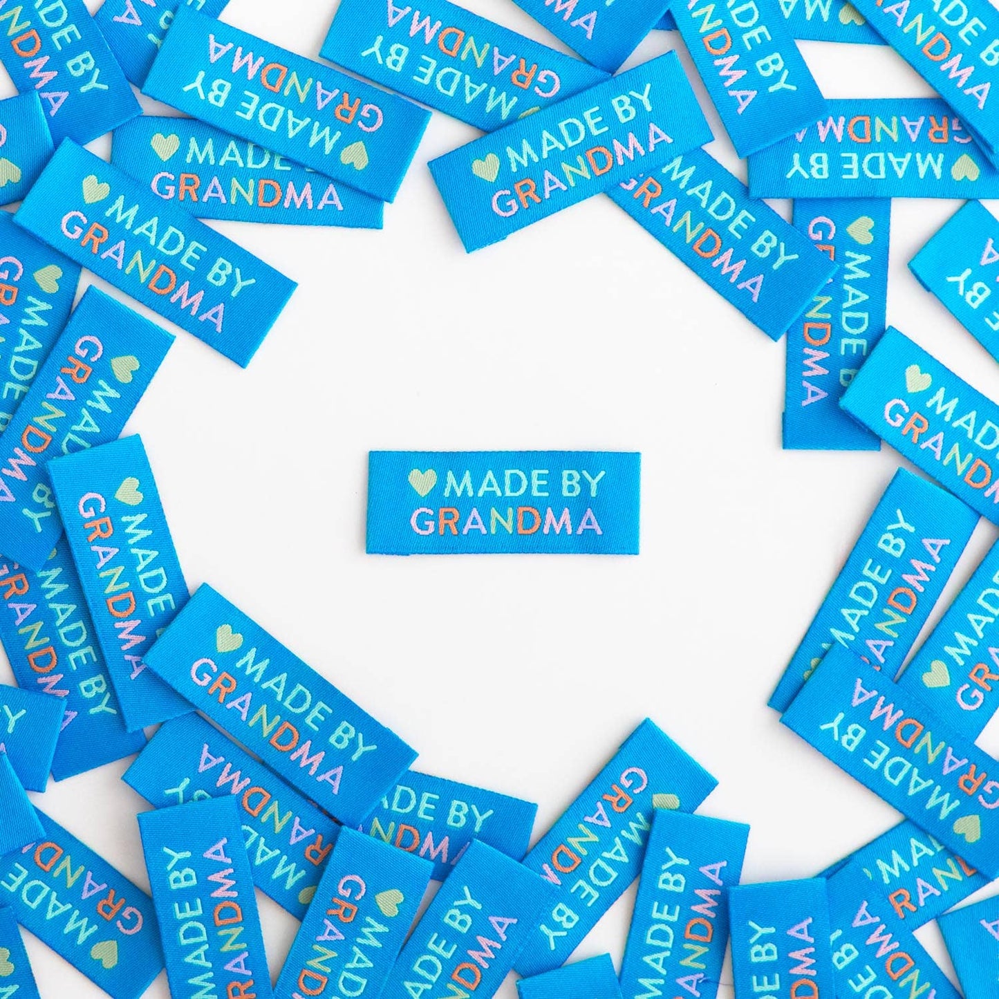 Made by Grandma - Sewing Woven Clothing Label Tags