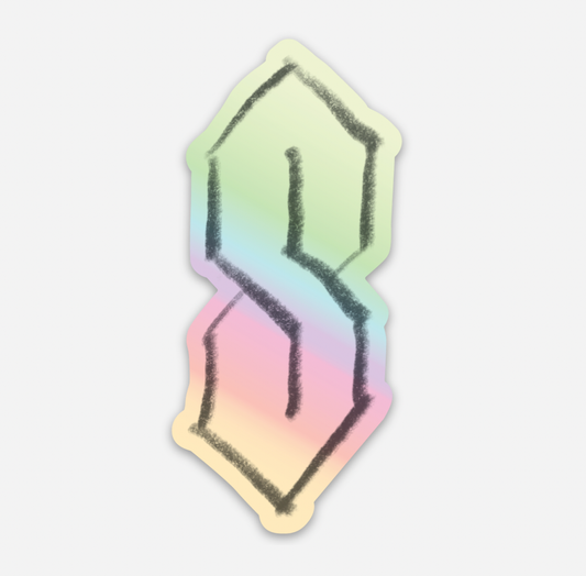 The Cool S Holographic Vinyl Sticker