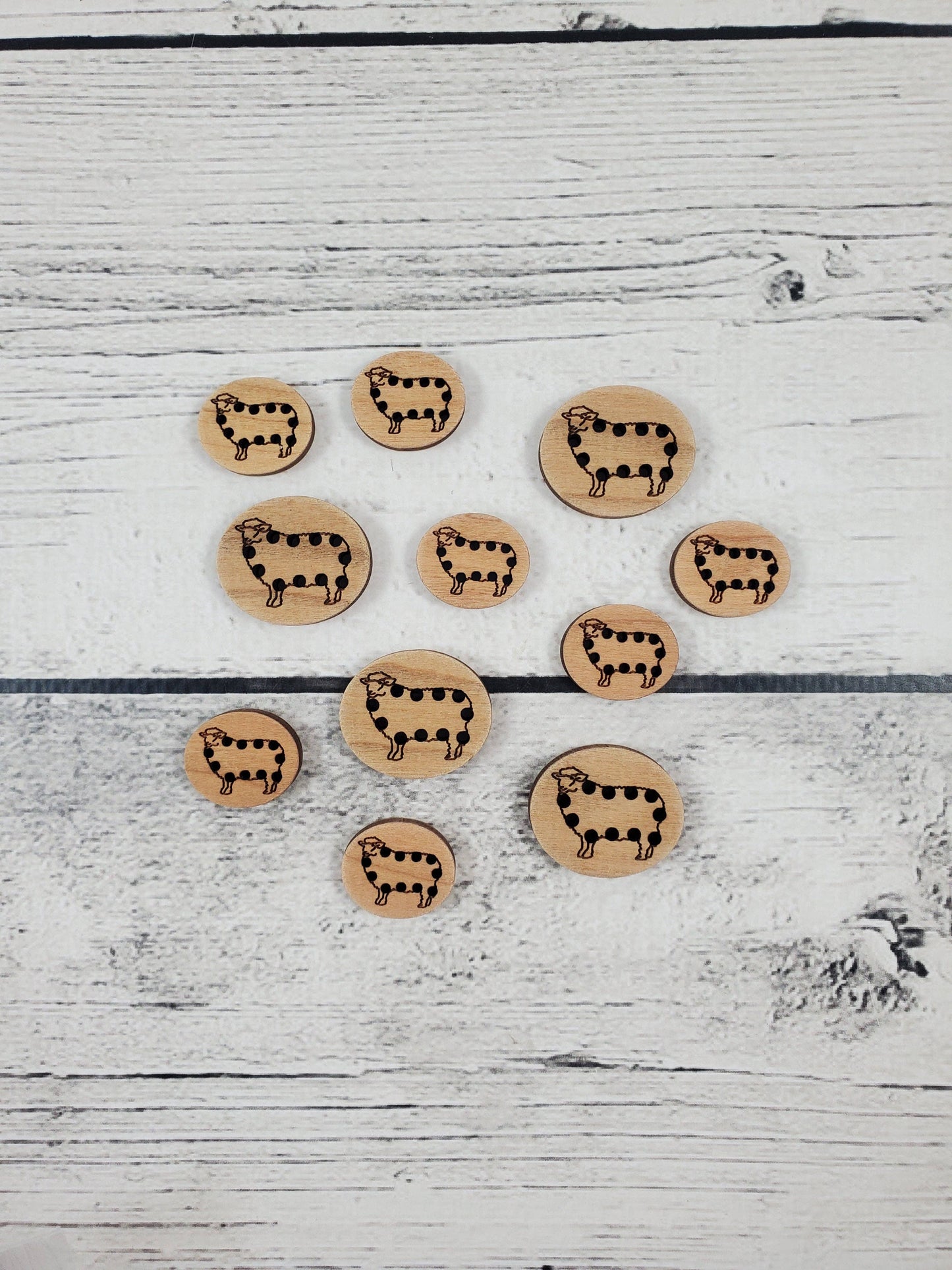 Katrinkles Stitchable Sheep Buttons