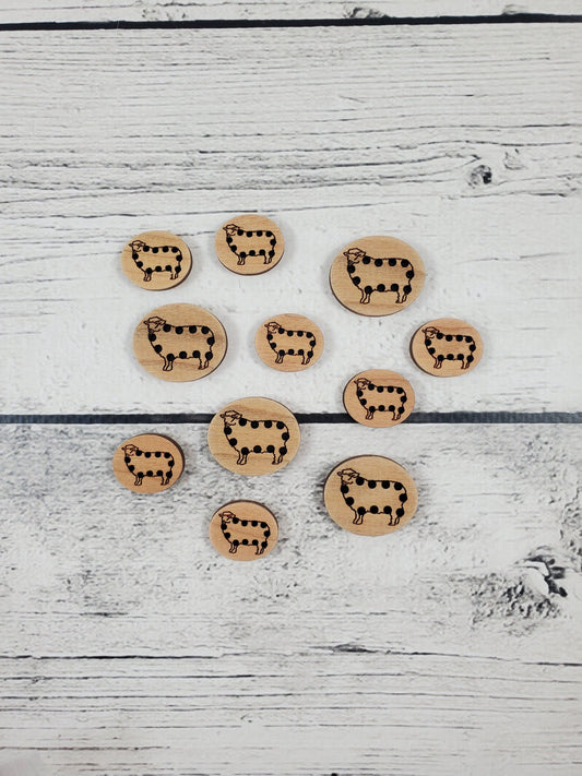 Katrinkles Stitchable Sheep Buttons