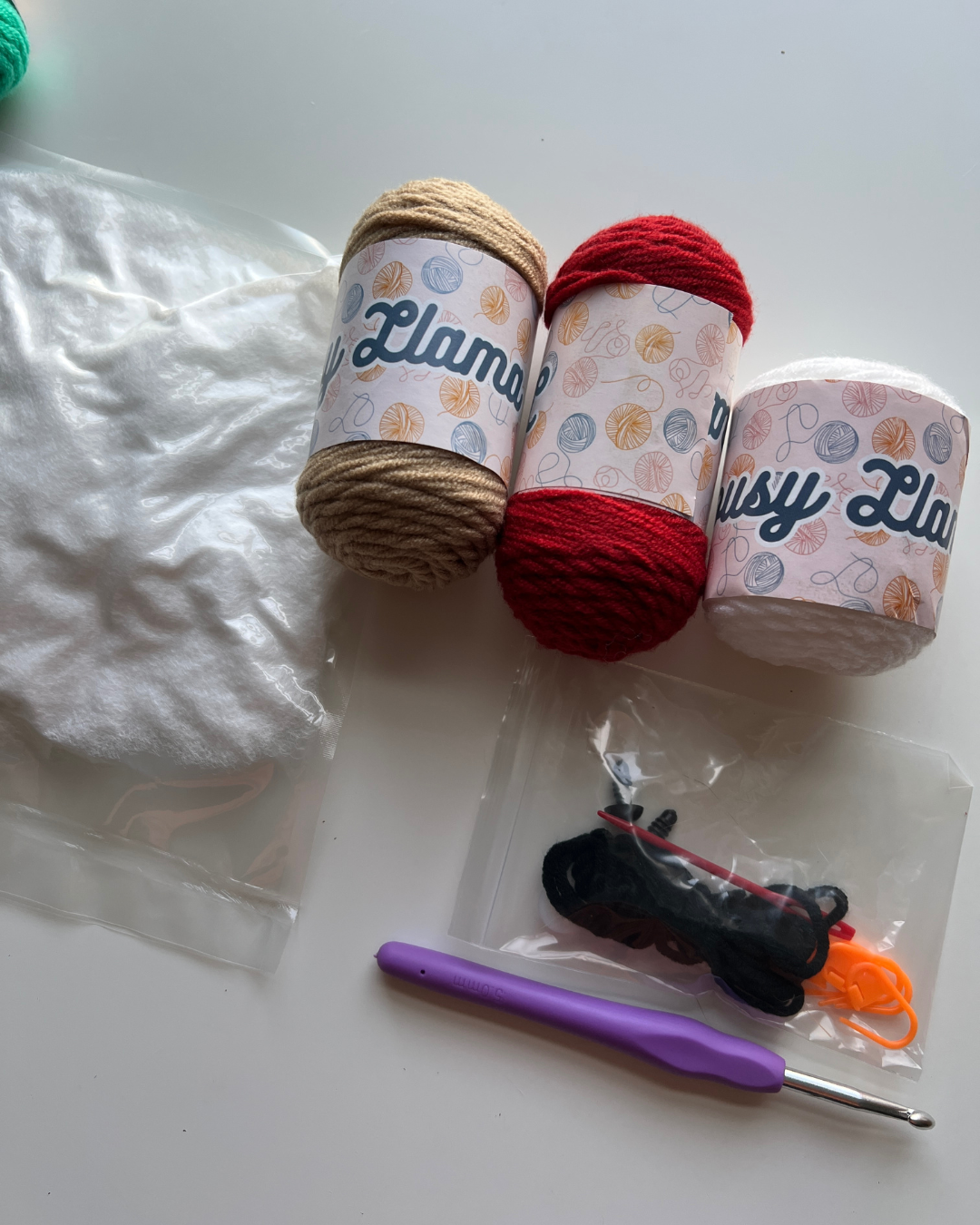 Learn to Crochet Beginner Latte Coffee Cup Crochet Kit
