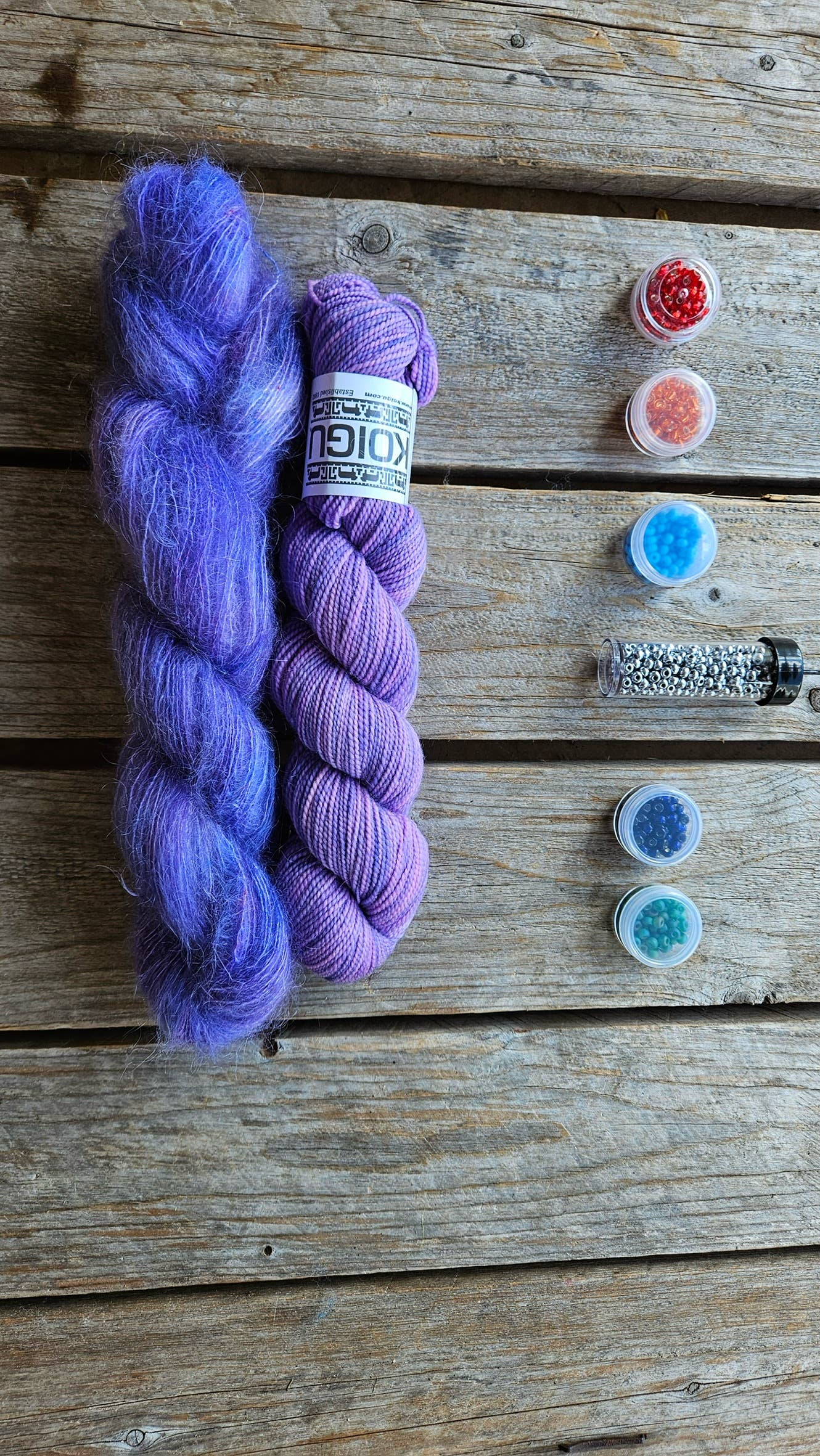 Painting with Beads Scarf Kit