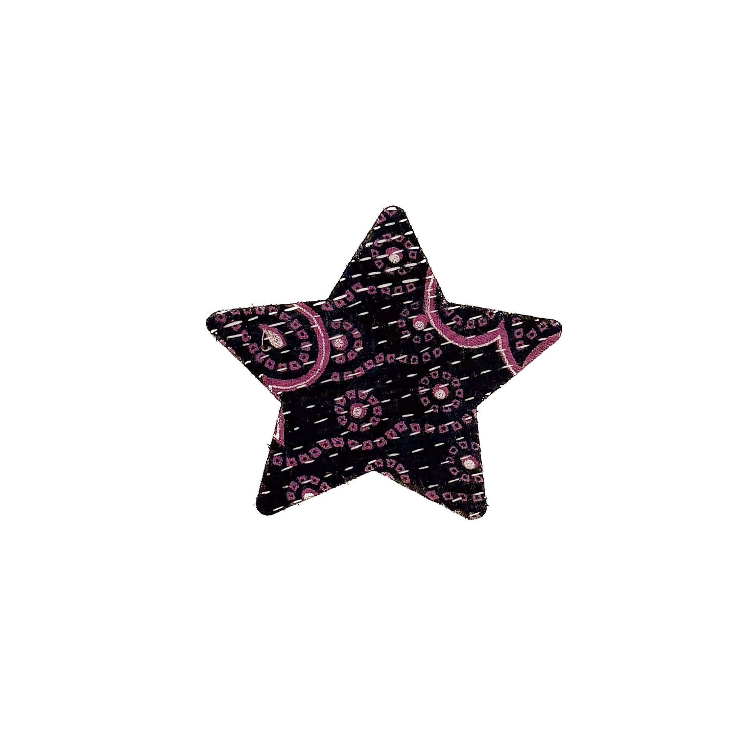 Iron-on Kantha Scrap Patches - Medium Size