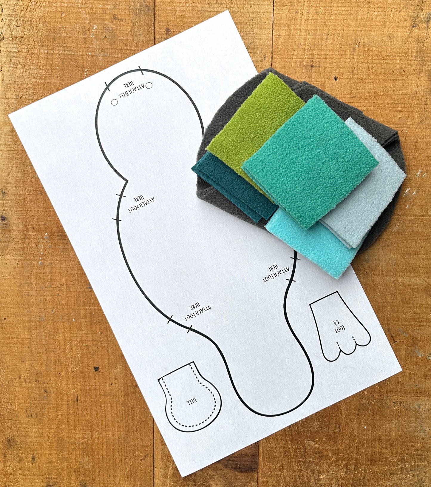 Platypus DIY Stuffed Animal Sewing Kit