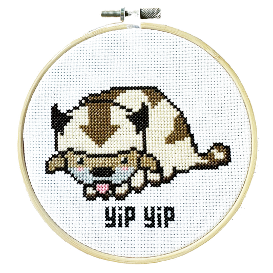 Appa from Avatar the Last Airbender - DIY Cross Stitch Kit