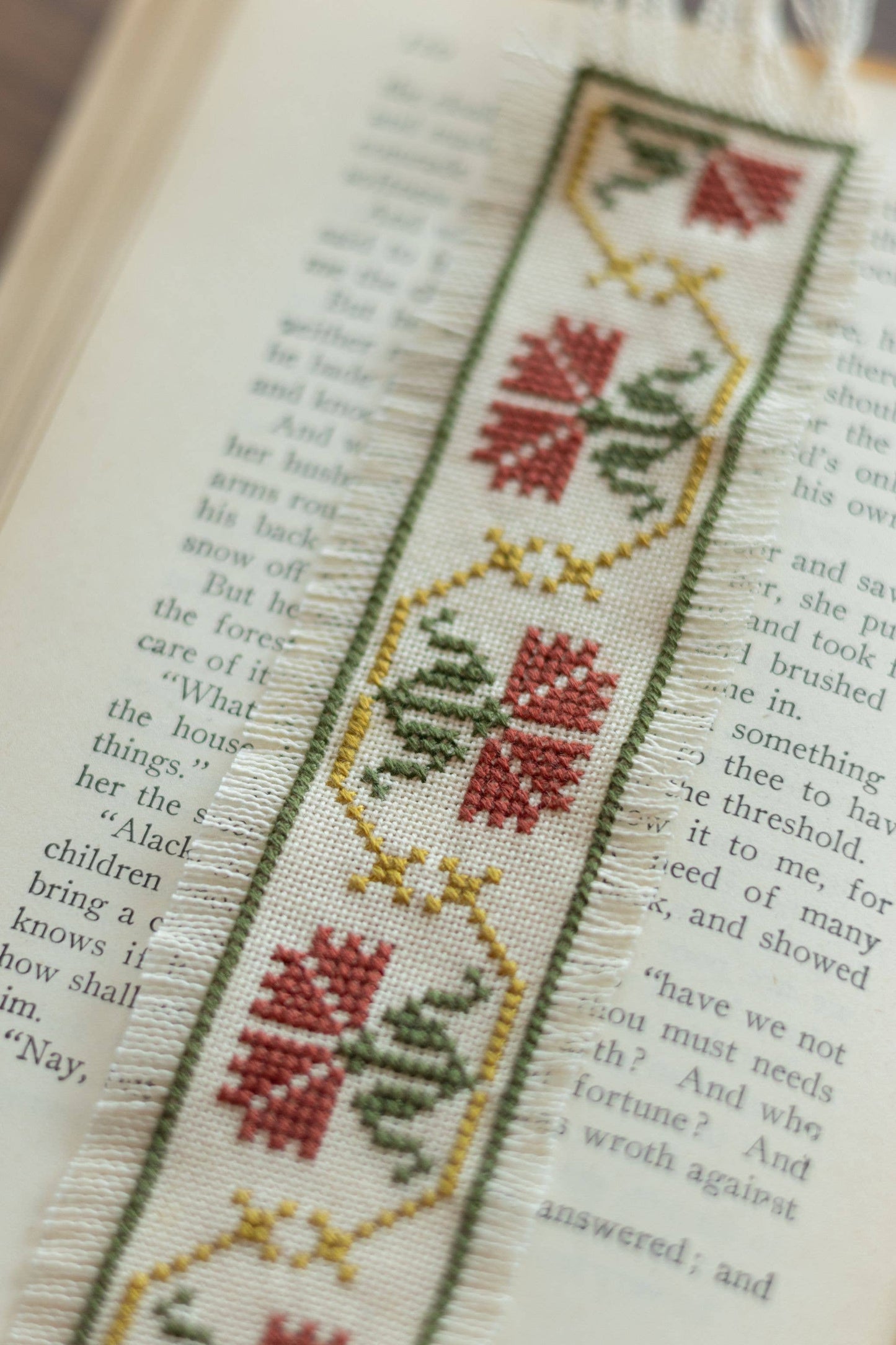 Cross stitch bookmark kit