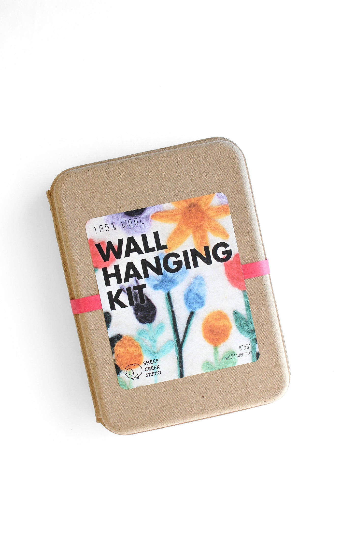 8"x8" Wildflower Banner Felting Kit