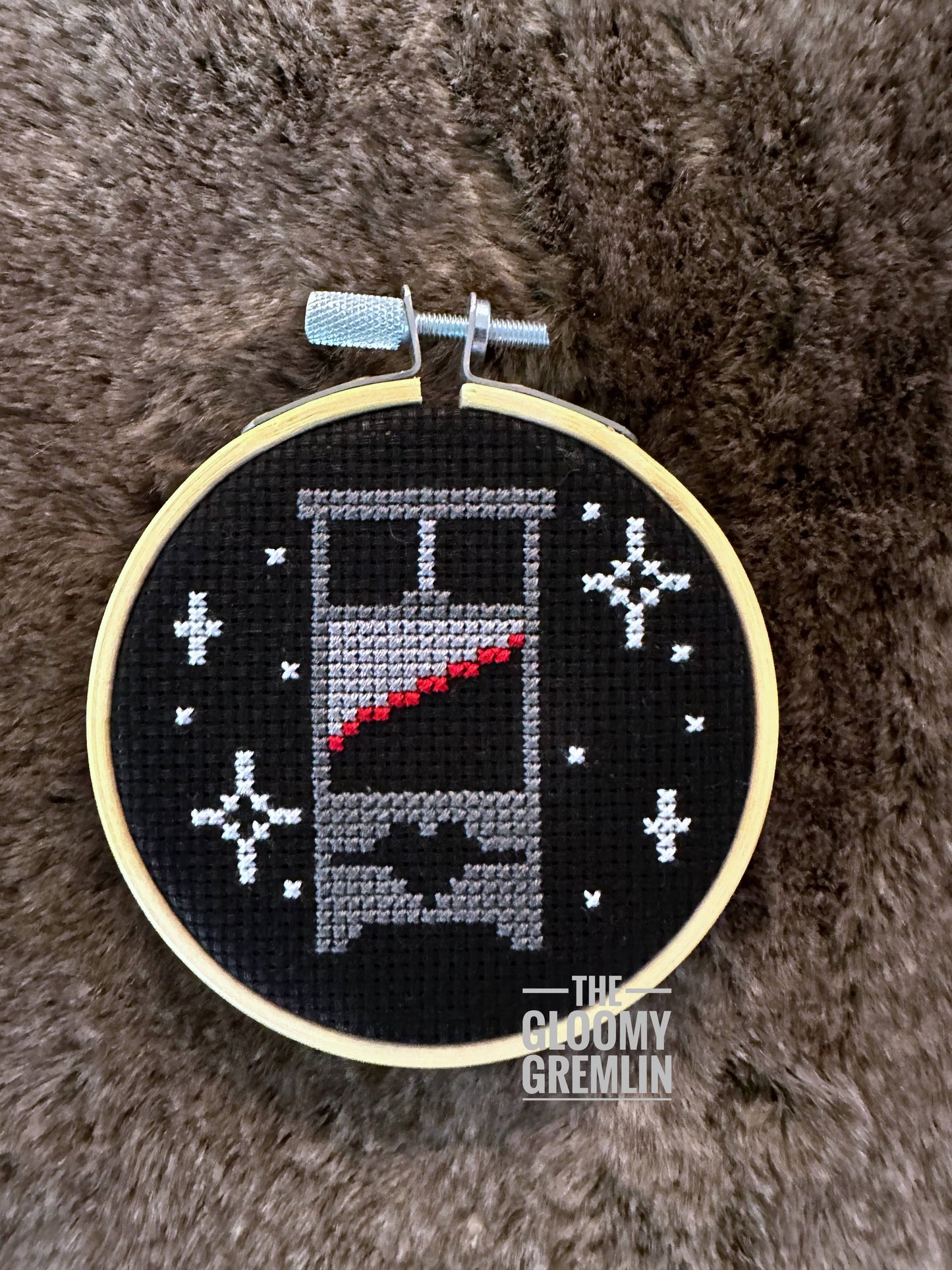 Guillotine, Monochrome - Cross Stitch Kit